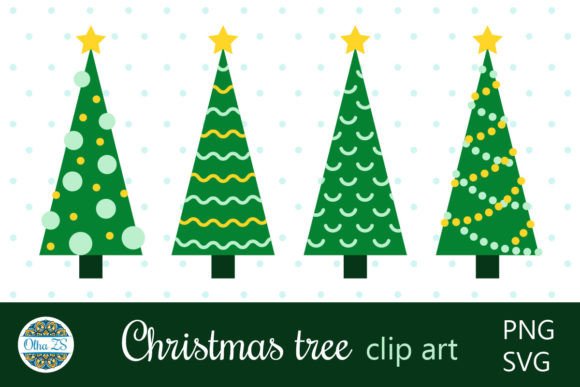 A Crafter's Review: Geometric Christmas Trees Graphics