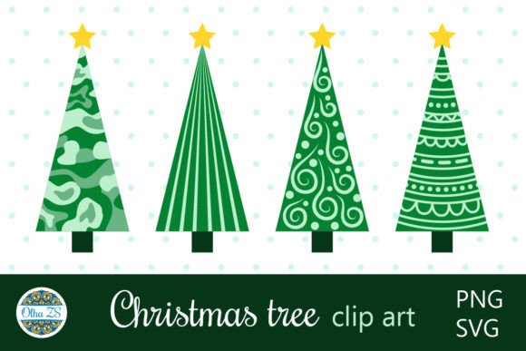 A Crafter's Review of Geometric Christmas Tree Graphics