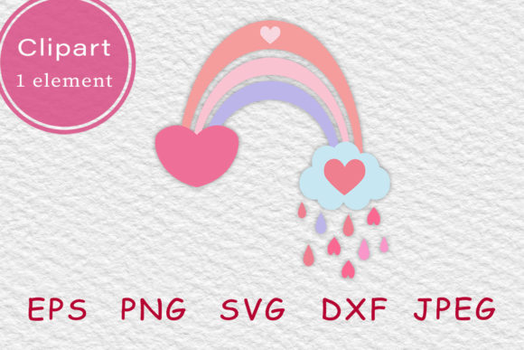 A Designer's Review: Using This Heart Rainbow Graphic