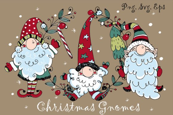 A Designer's Take: Nordic Gnomes Graphics for Seasonal Illustrations