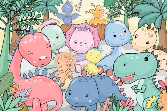 A Designer’s Take on Cute Dinosaurs World
