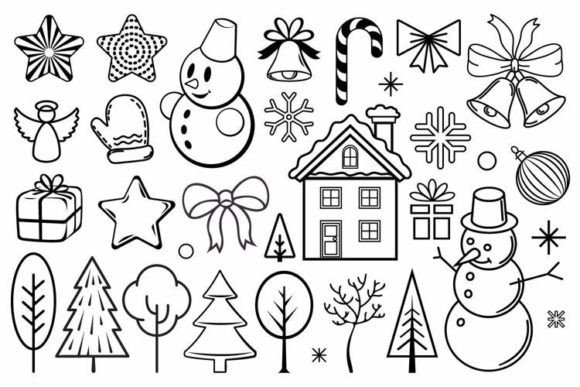A Festive Graphics & Illustration Set for Local Business Branding