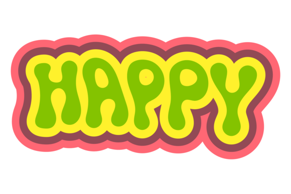 A Hippie Happy Graphic for Crafting Happiness