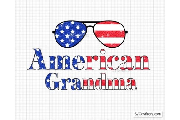 Crafting a Patriotic Grandma Graphic for Seasonal Designs