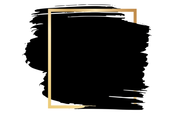 Elevating Brand Stories with Decorative Golden Frame Graphics