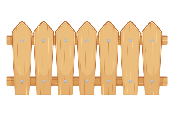 Farm Fence Graphics for Rustic Illustrations