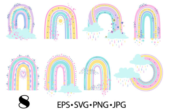 Scandinavian Cartoon Pastel Rainbows: A Designer’s Evaluation for Graphics