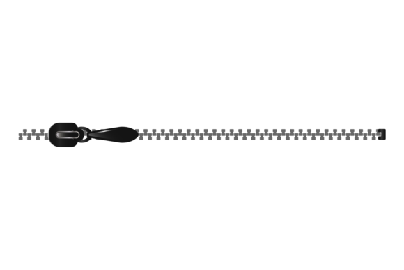 Zip Fastener Illustrations for Marketing Graphics